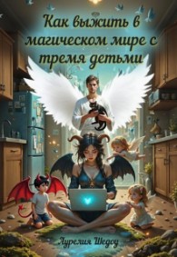 Обложка книги Как выжить в магическом мире с тремя детьми - Аурелия Шедоу